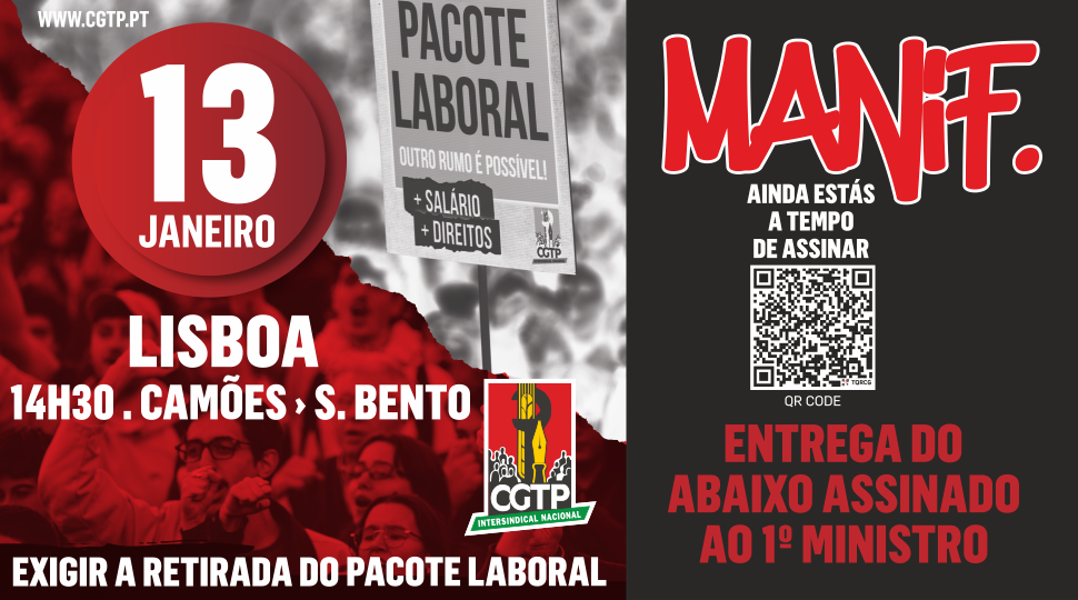 MANIF CGTP 13 JAN 2026