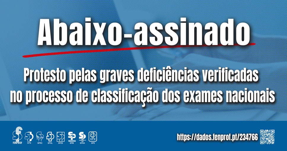 Abaixo assinado exames